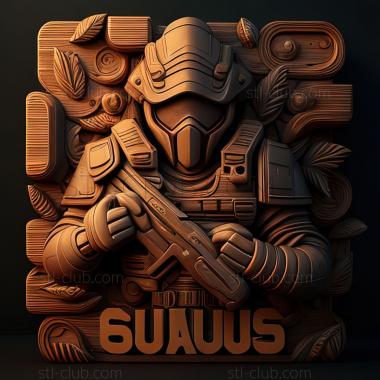 3D модель St Gunslugs Rogue Tactics игра (STL)